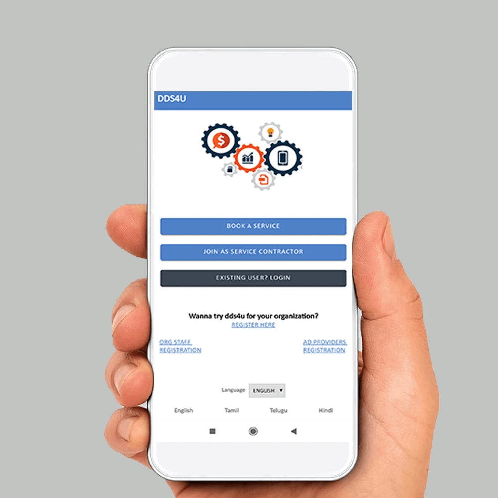 A person hold smartphone
